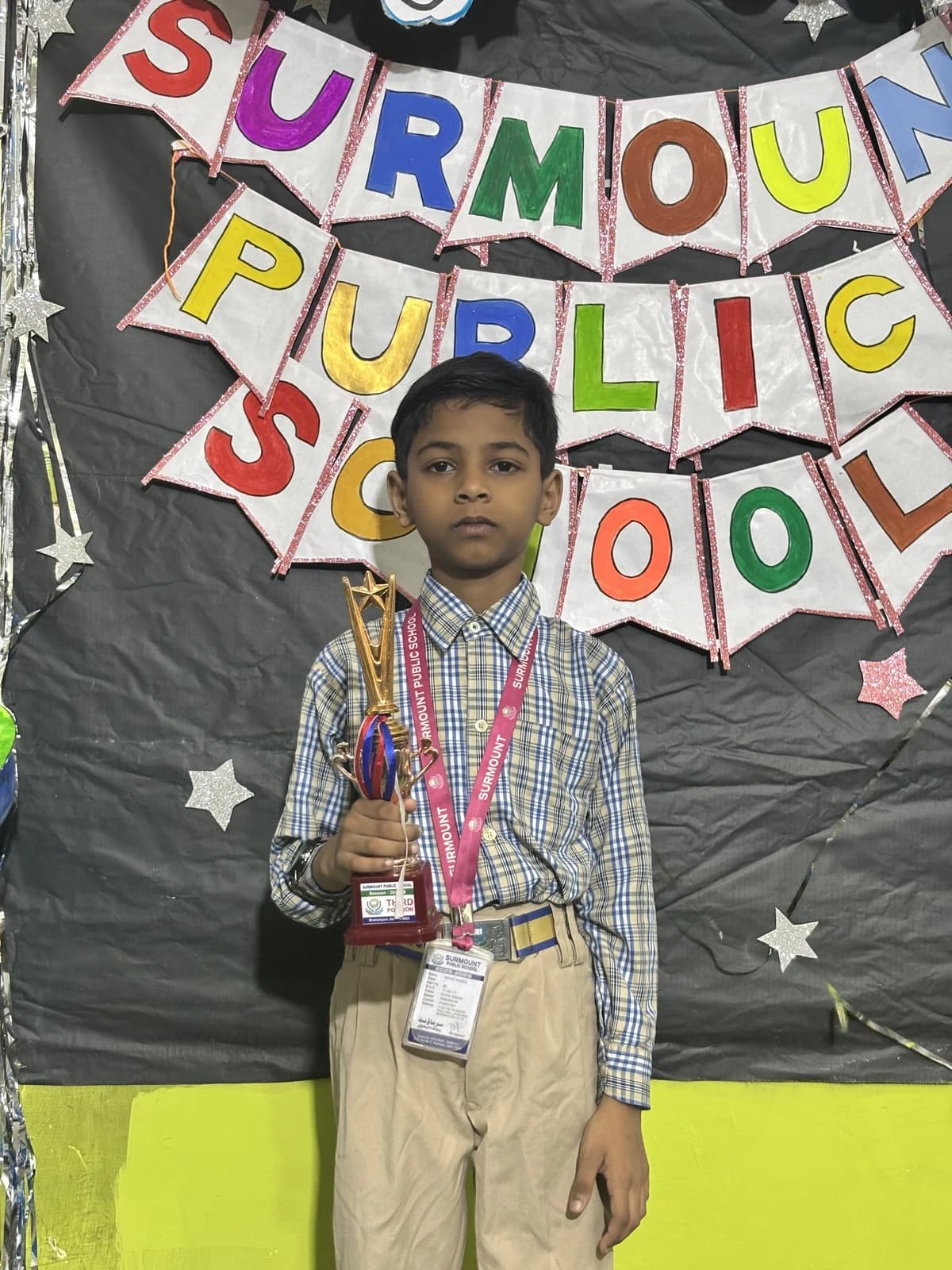 Students at Award Distribution 2026 at Surmount Public School, Brahmpuri Delhi