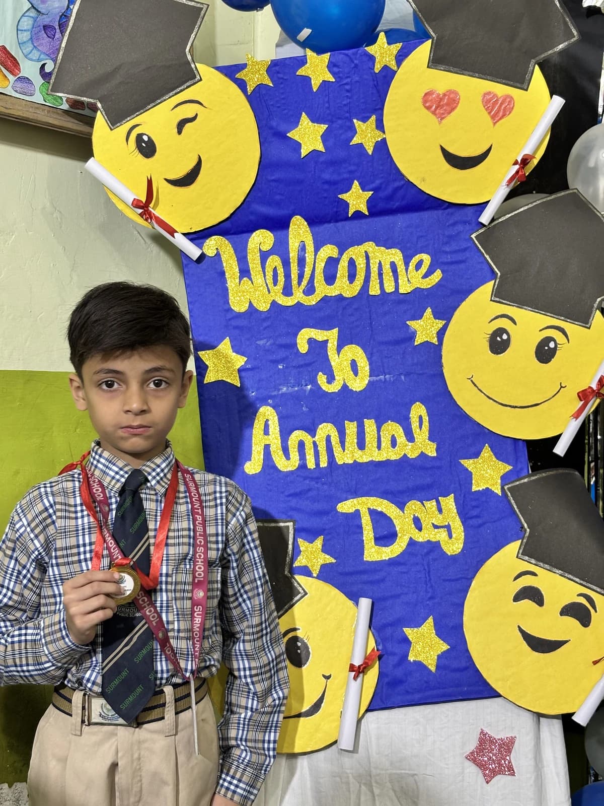 Students at Award Distribution 2026 at Surmount Public School, Brahmpuri Delhi