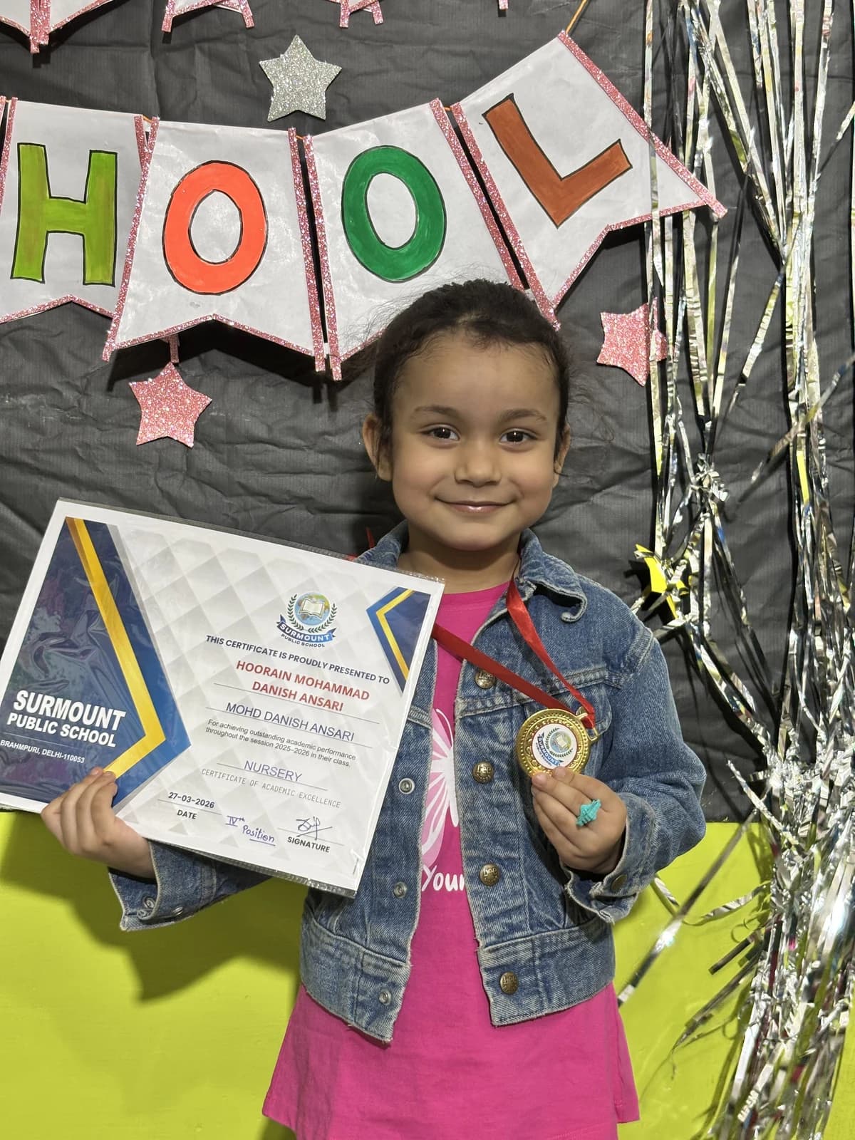 Students at Award Distribution 2026 at Surmount Public School, Brahmpuri Delhi