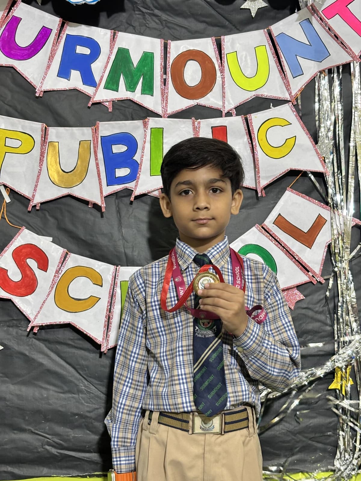 Students at Award Distribution 2026 at Surmount Public School, Brahmpuri Delhi