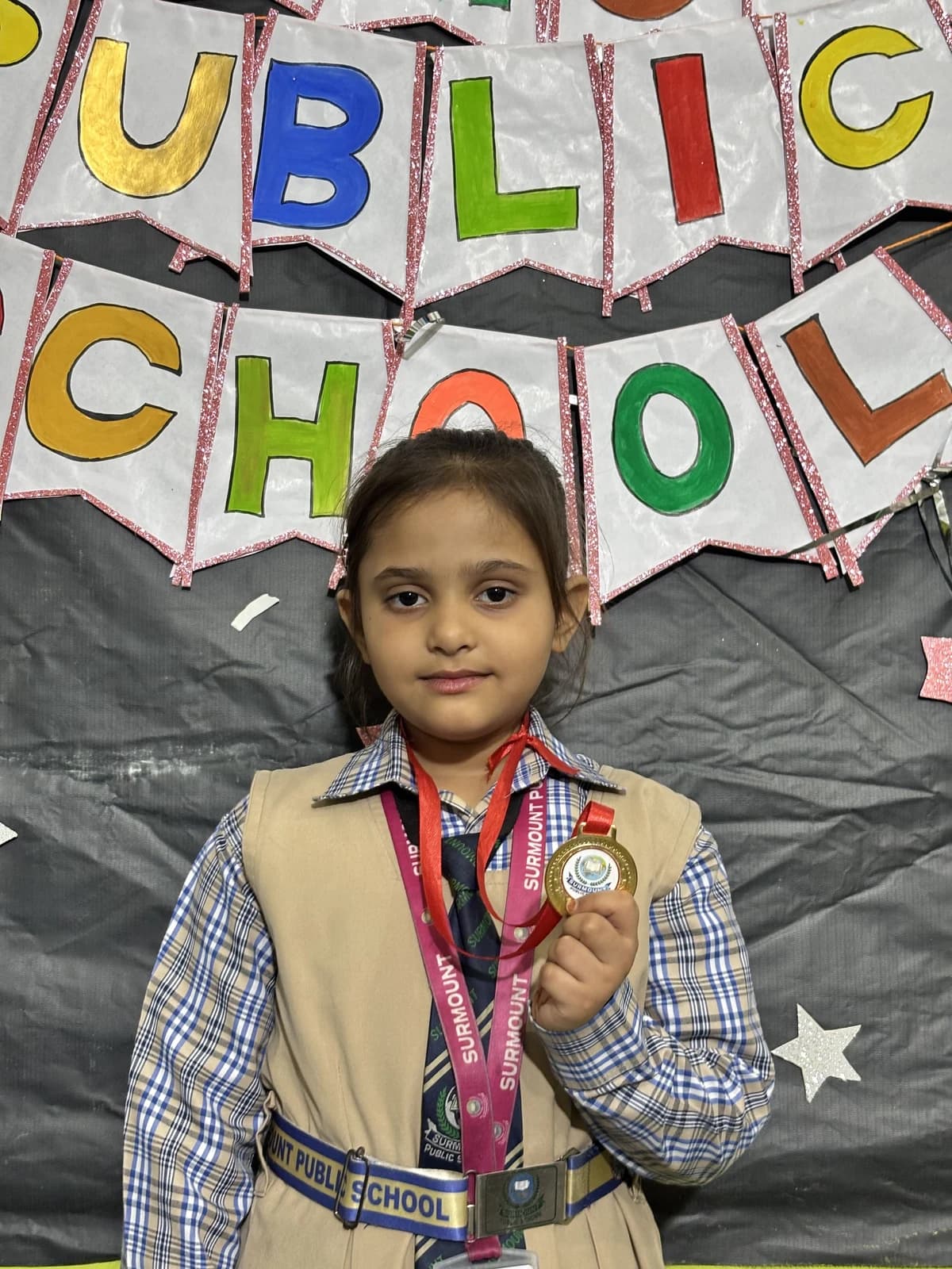 Students at Award Distribution 2026 at Surmount Public School, Brahmpuri Delhi