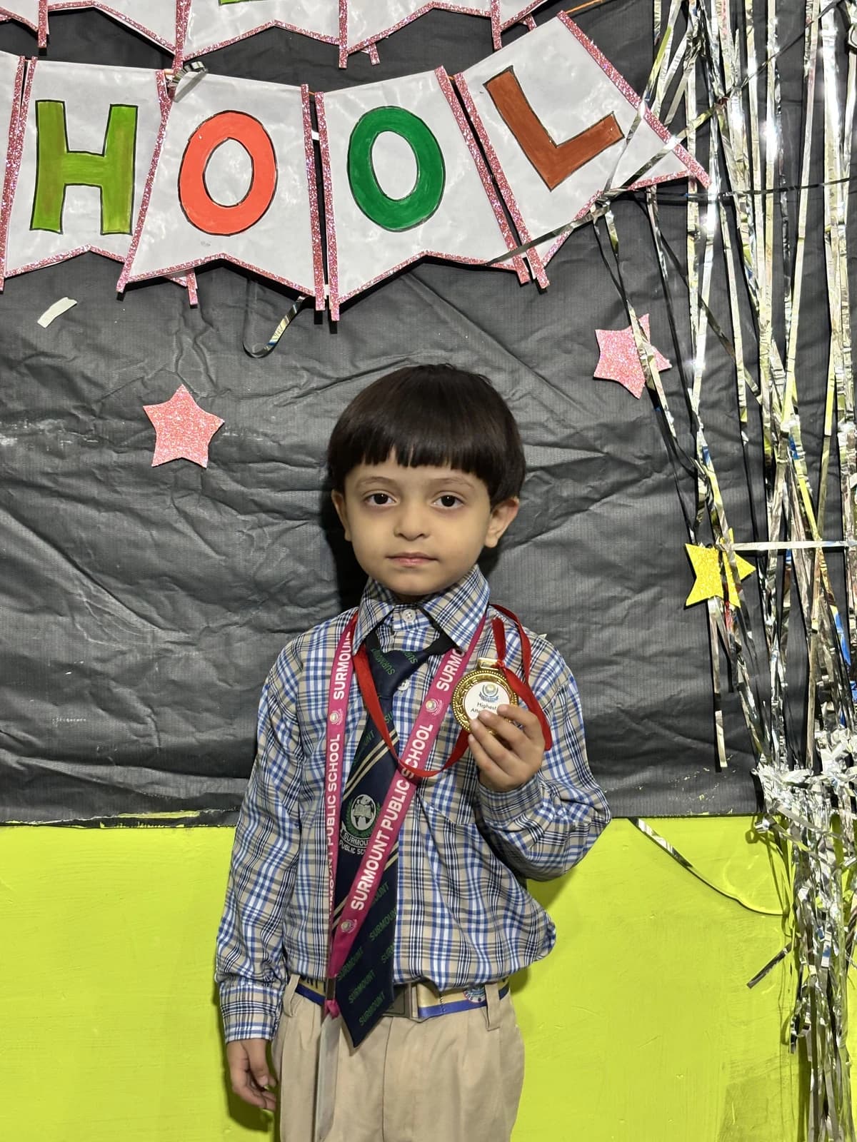 Students at Award Distribution 2026 at Surmount Public School, Brahmpuri Delhi