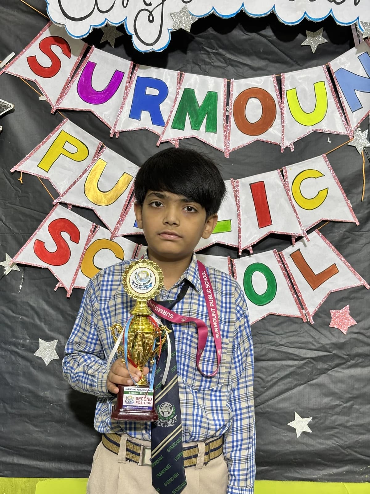 Students at Award Distribution 2026 at Surmount Public School, Brahmpuri Delhi