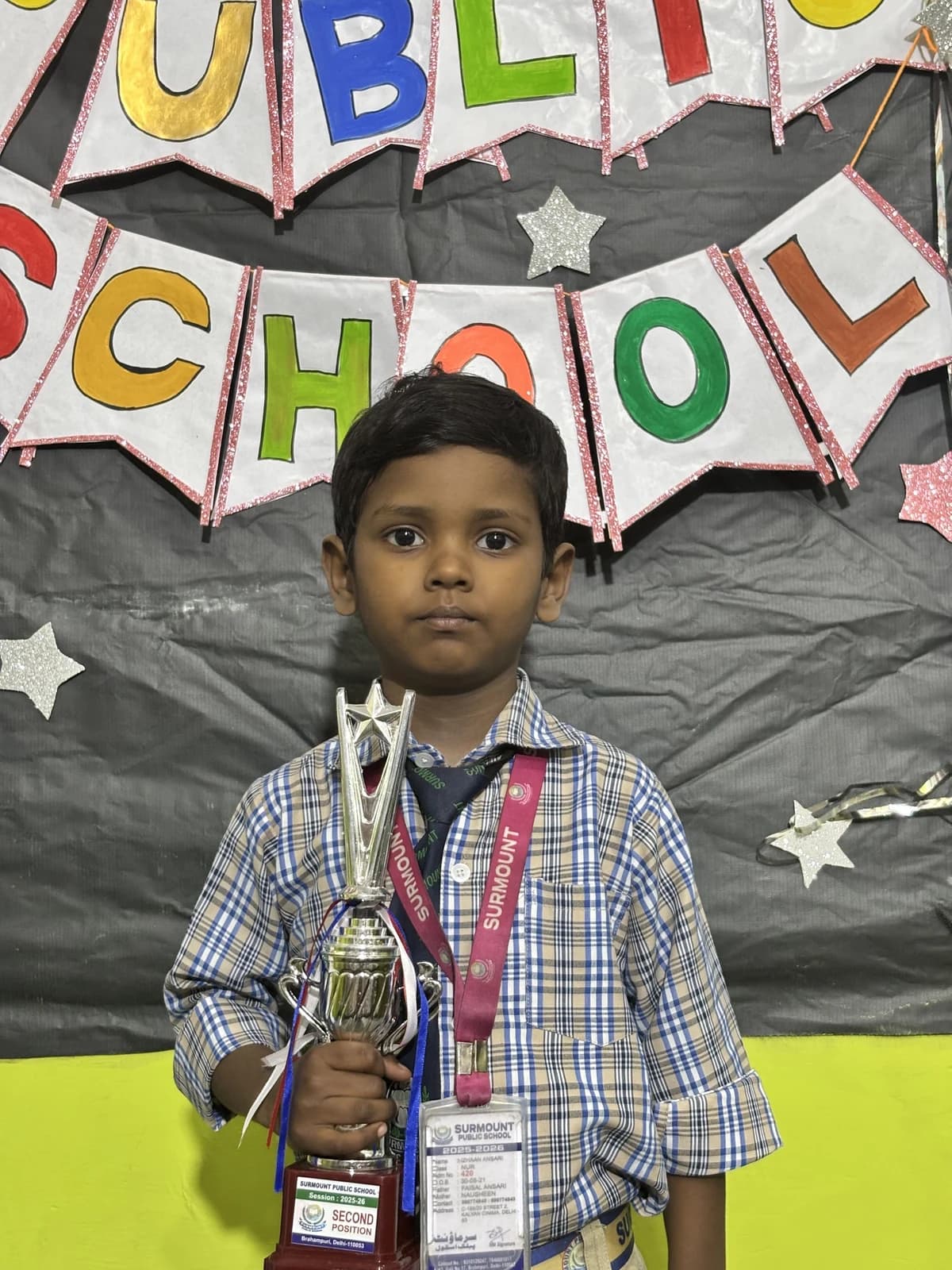 Students at Award Distribution 2026 at Surmount Public School, Brahmpuri Delhi