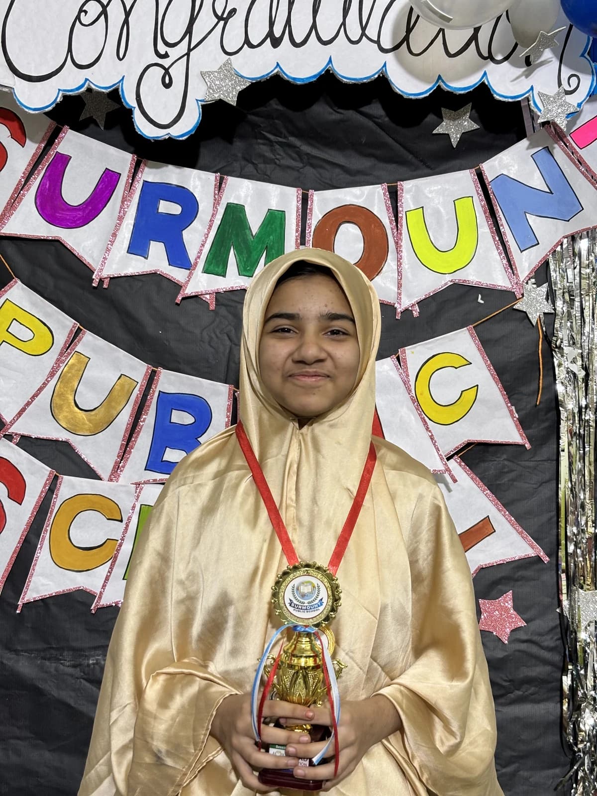 Students at Award Distribution 2026 at Surmount Public School, Brahmpuri Delhi