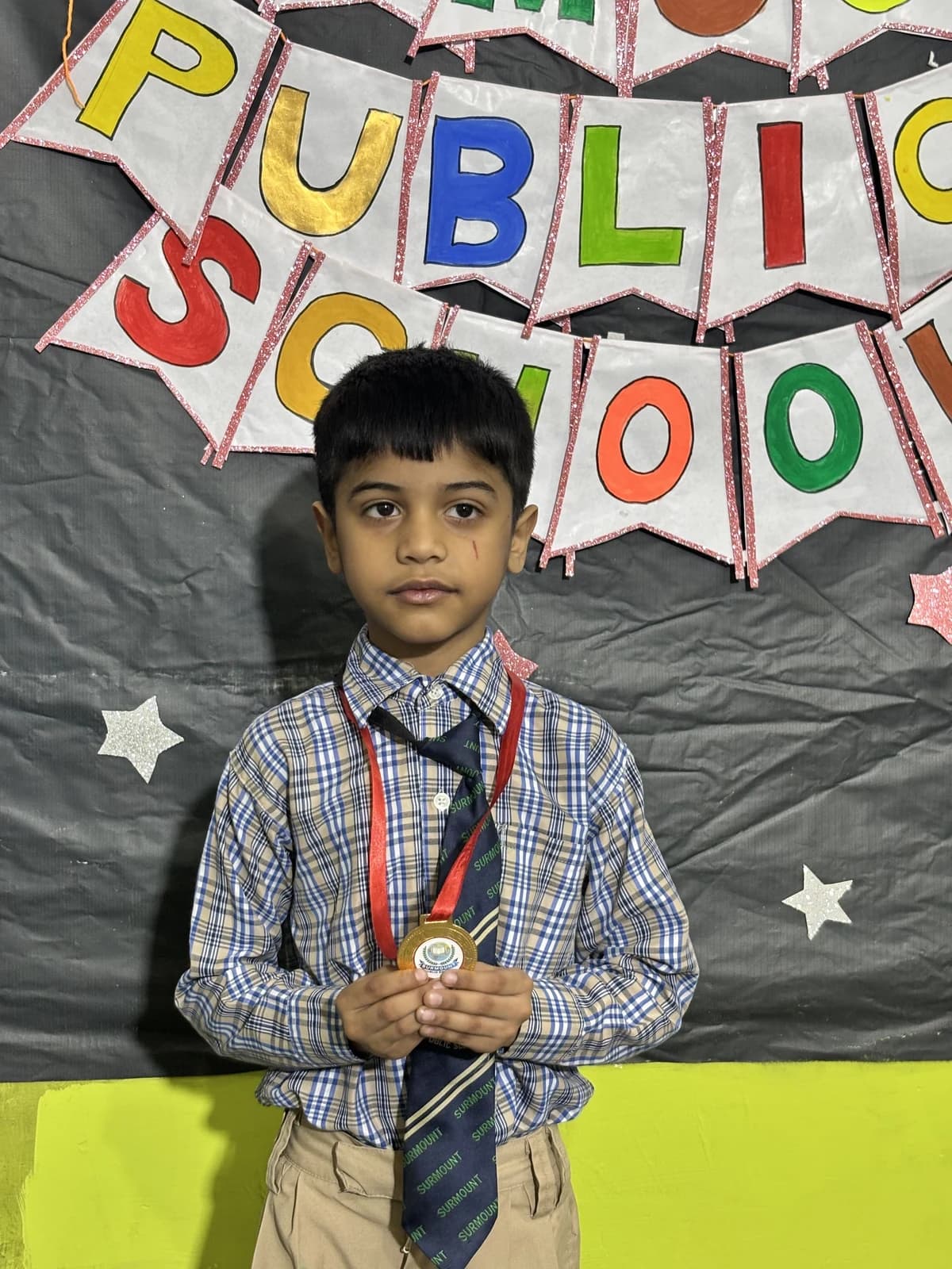 Students at Award Distribution 2026 at Surmount Public School, Brahmpuri Delhi