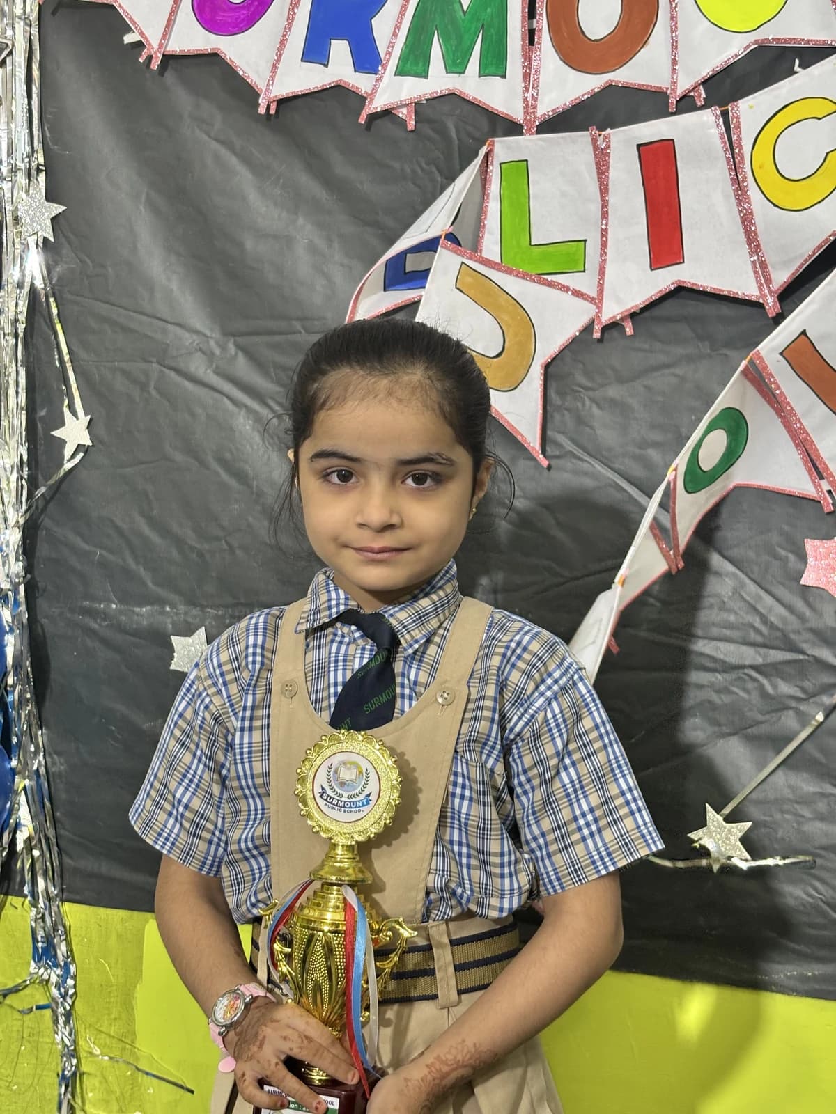 Students at Award Distribution 2026 at Surmount Public School, Brahmpuri Delhi