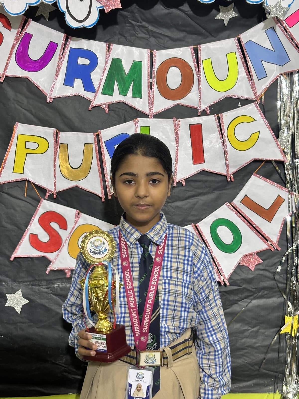 Students at Award Distribution 2026 at Surmount Public School, Brahmpuri Delhi