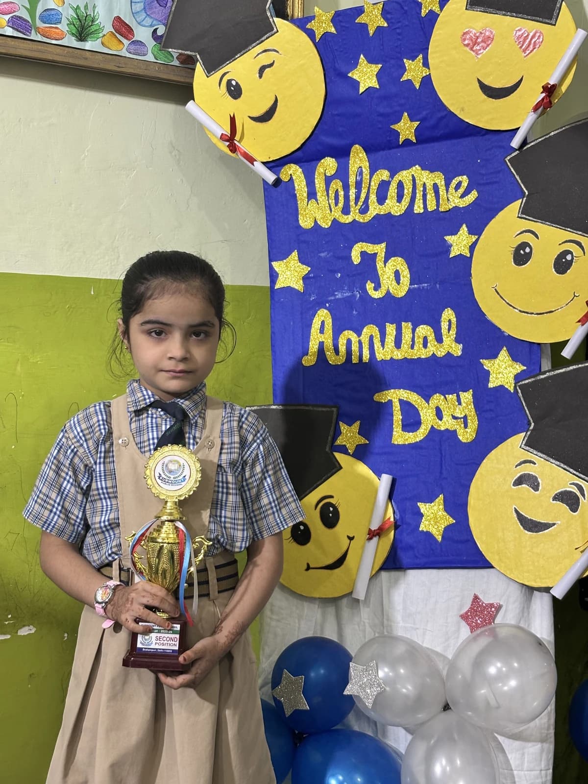 Students at Award Distribution 2026 at Surmount Public School, Brahmpuri Delhi