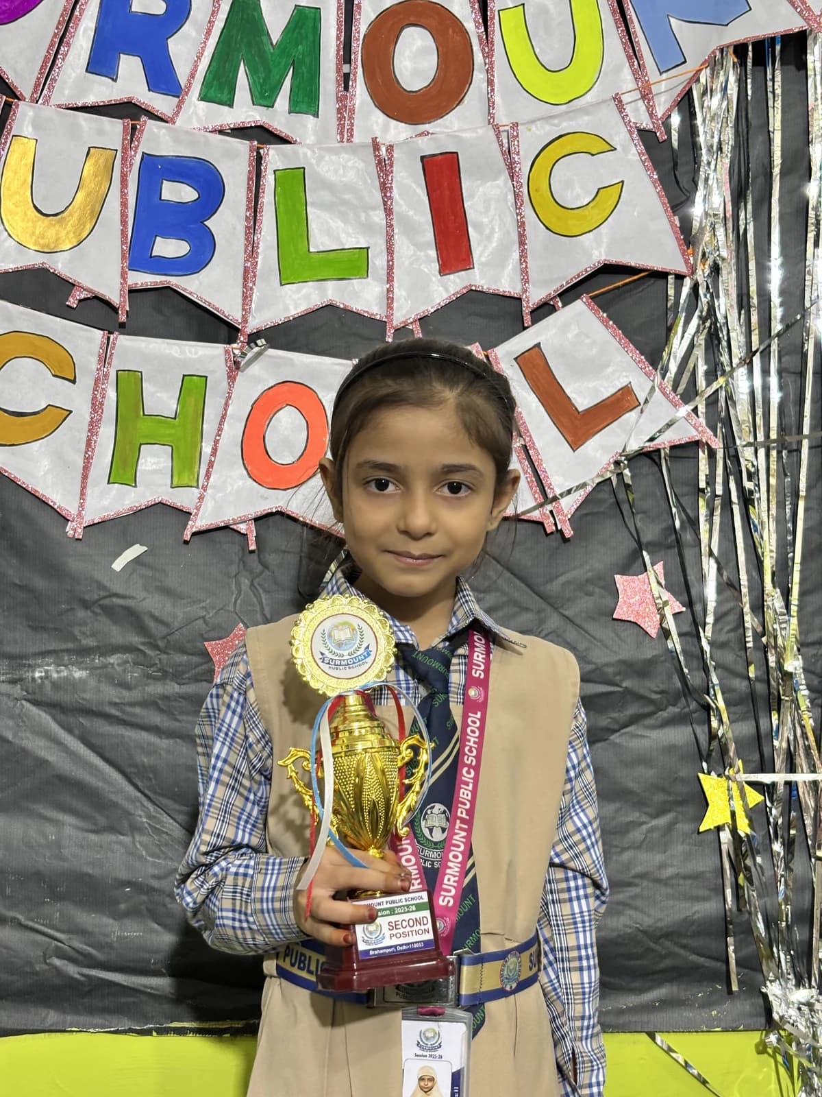 Students at Award Distribution 2026 at Surmount Public School, Brahmpuri Delhi